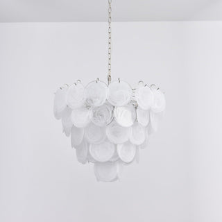 Aurora Lustre en Verre de Murano Blanc
