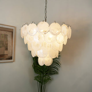 Aurora Lustre en Verre de Murano Blanc
