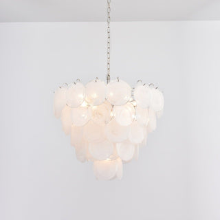 Aurora Lustre en Verre de Murano Blanc