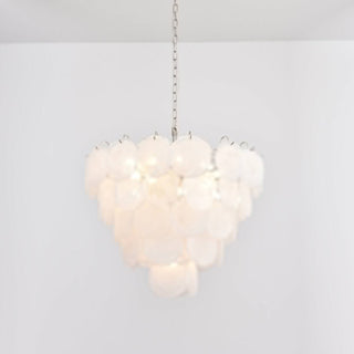 Aurora Lustre en Verre de Murano Blanc