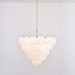 Aurora Lustre en Verre de Murano Blanc