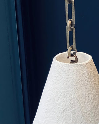 Zavelila Suspension Métal Plâtre Blanc Minimaliste