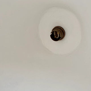Zavelila Suspension Métal Plâtre Blanc Minimaliste