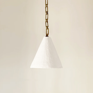 Zavelila Suspension Métal Plâtre Blanc Minimaliste