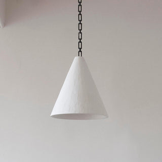 Zavelila Suspension Métal Plâtre Blanc Minimaliste