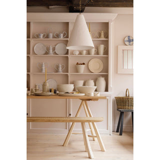 Zavelila Suspension Métal Plâtre Blanc Minimaliste