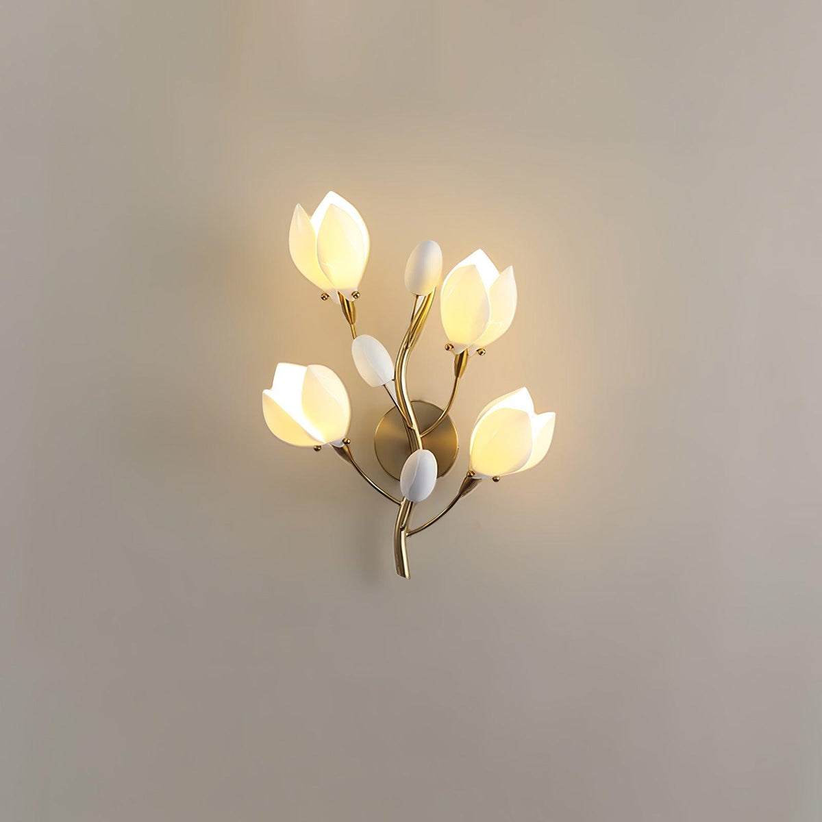 Feleon Applique Murale Céramique Magnolia Élégance