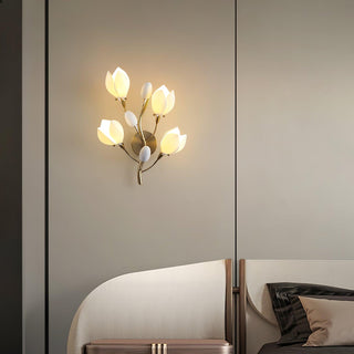 Zasila Applique Murale Céramique Magnolia Élégance