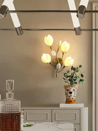 Zasila Applique Murale Céramique Magnolia Élégance