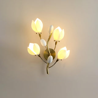 Zasila Applique Murale Céramique Magnolia Élégance