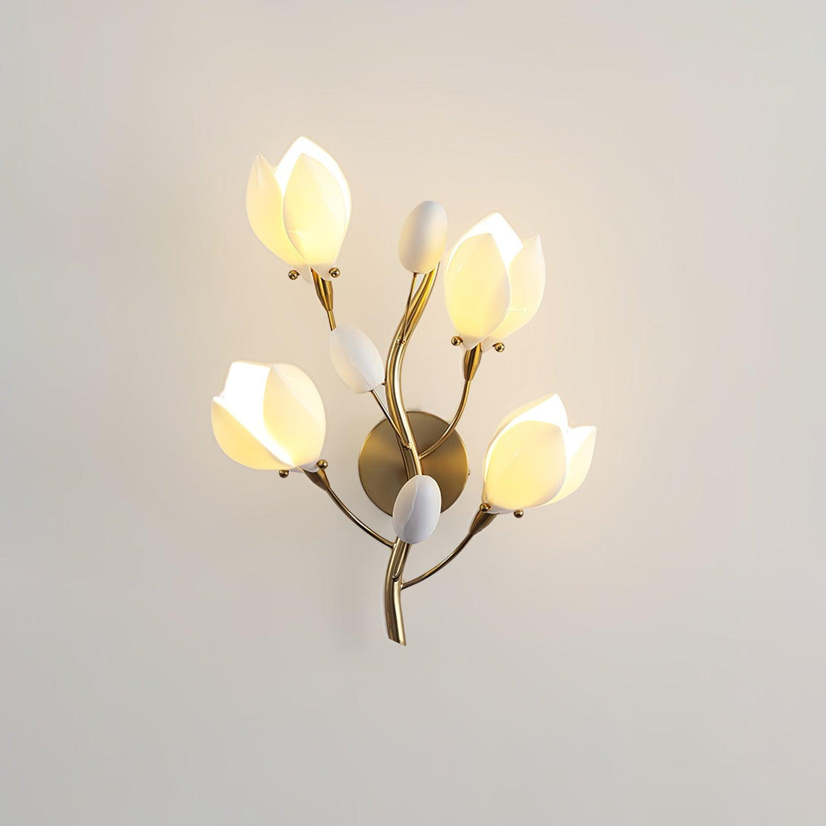 Feleon Applique Murale Céramique Magnolia Élégance