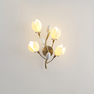 Zasila Applique Murale Céramique Magnolia Élégance