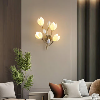 Zasila Applique Murale Céramique Magnolia Élégance