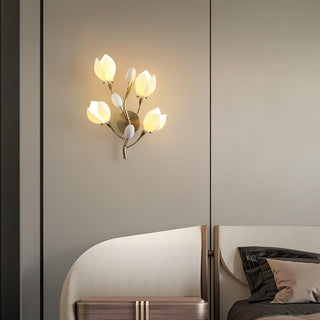 Zasila Applique Murale Céramique Magnolia Élégance