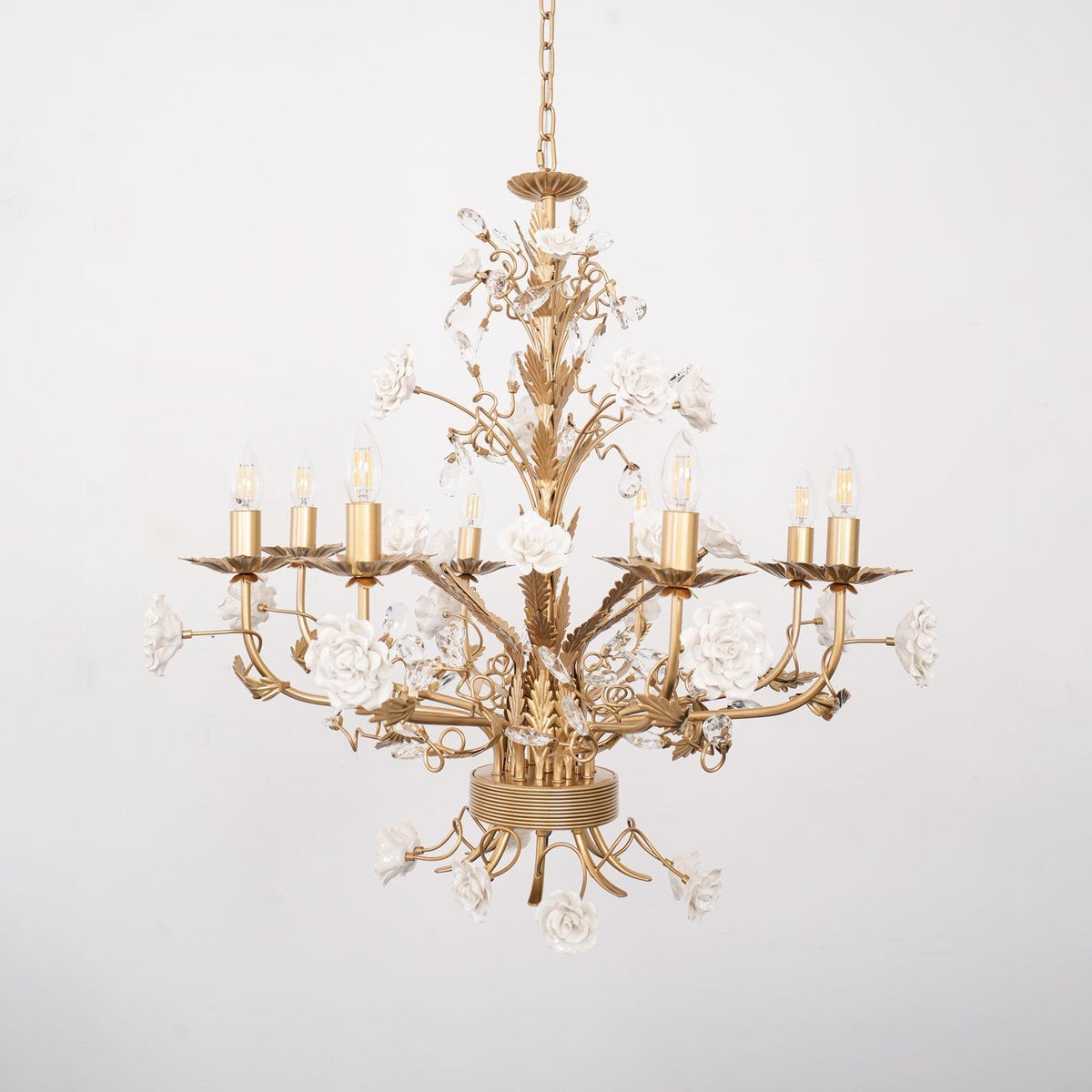 Clarora Lustre Cristal Rose Blanc