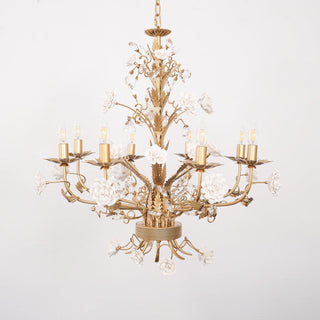 Lustra Lustre Cristal Rose Blanc