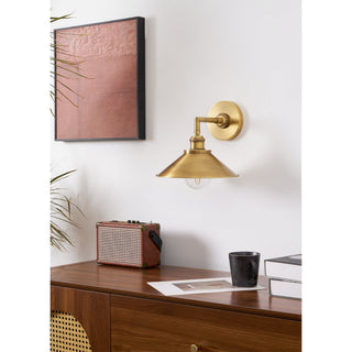 Osile Applique Murale Métal Laiton Minimaliste