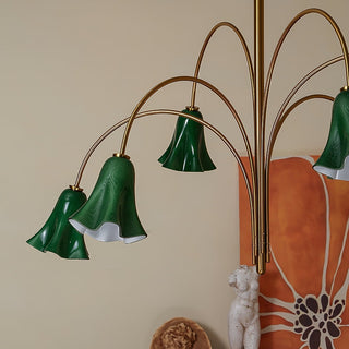 EmeraldBell Lustre Pendante en Verre