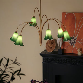 EmeraldBell Lustre Pendante en Verre