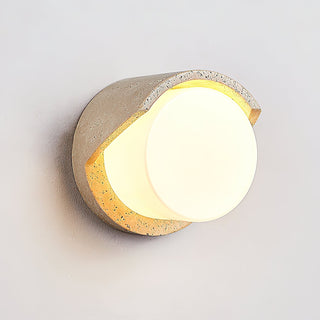 Eurvenara Applique Murale Travertin Verre Minimaliste Moderne