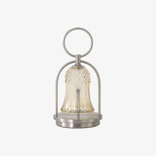 Bell Vintage Glass Table Lamp-Neutral Decor