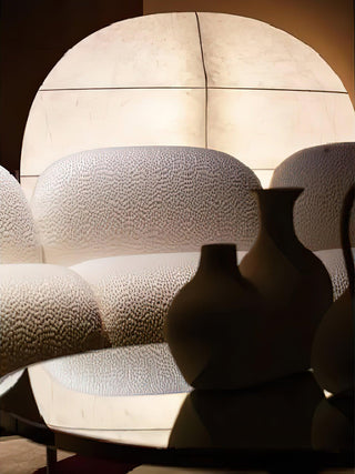 Lylaeos Organic Form Imitation Silk Wall Light-Neutral Decor