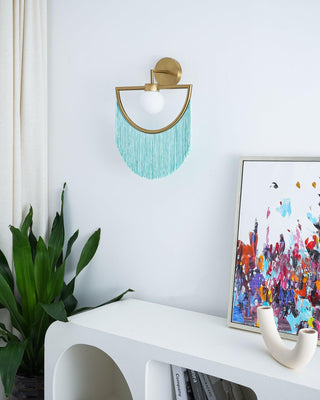 Wink Tassel Cute Wall Lamp-Neutral Decor