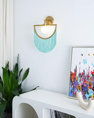 Wink Tassel Cute Wall Lamp-Neutral Decor