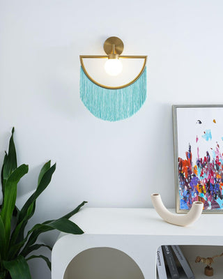 Wink Tassel Cute Wall Lamp-Neutral Decor