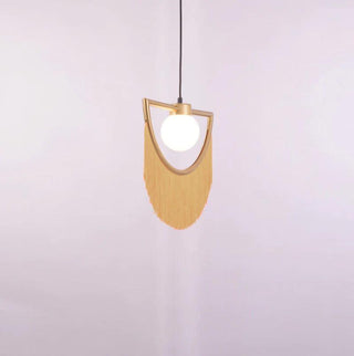 Solara Lampe suspendue en tissu à franges style globe rétro bohème-Luire