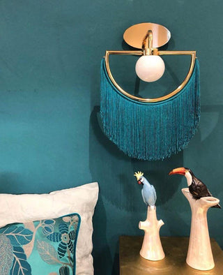 Wink Tassel Cute Wall Lamp-Neutral Decor