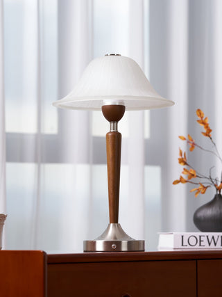 Elviveria Lampe de Table Vintage en Bois