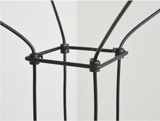 Lustra Suspension Géométrique en Fil Noir LED