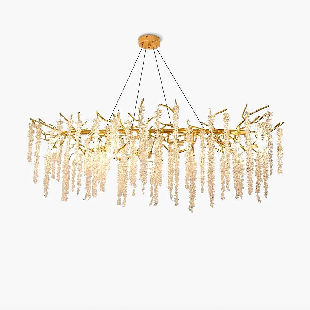 Edreira Lustre Fleur de Glycine en Cristal