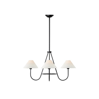 Ellaeara Lustre Tissu Noir Industriel Vintage