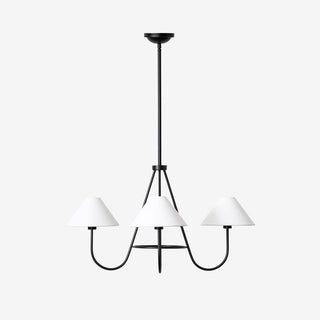 Ellaeara Lustre Tissu Noir Industriel Vintage
