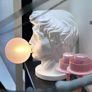 Vona Lampe de Table Contemporaine en Verre