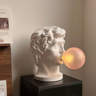 Vona Lampe de Table Contemporaine en Verre