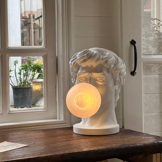 Vona Lampe de Table Contemporaine en Verre