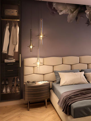Talera Suspension Lampe en Verre Industrielle Glam