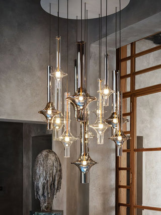 Talera Suspension Lampe en Verre Industrielle Glam