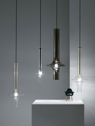 Talera Suspension Lampe en Verre Industrielle Glam