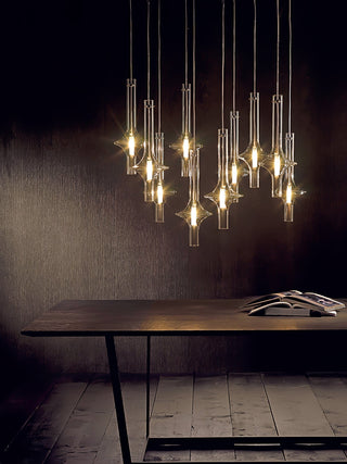 Talera Suspension Lampe en Verre Industrielle Glam