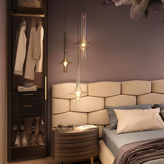 Talera Suspension Lampe en Verre Industrielle Glam