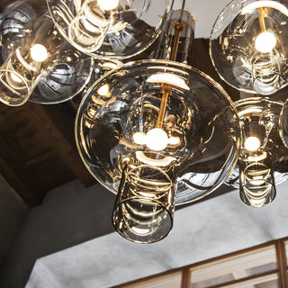 Talera Suspension Lampe en Verre Industrielle Glam
