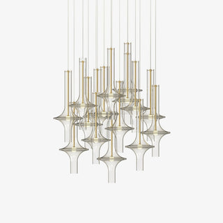 Talera Suspension Lampe en Verre Industrielle Glam