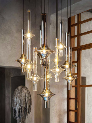 Talera Suspension Lampe en Verre Industrielle Glam