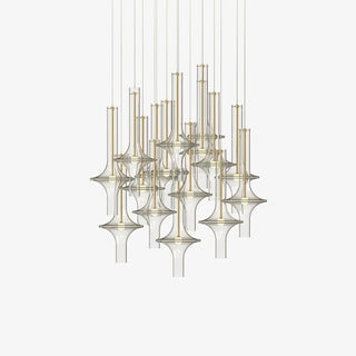 Talera Suspension Lampe en Verre Industrielle Glam