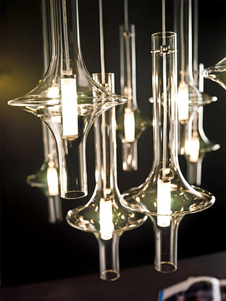 Talera Suspension Lampe en Verre Industrielle Glam