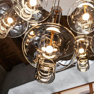 Talera Suspension Lampe en Verre Industrielle Glam
